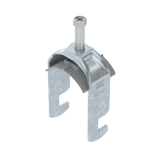Abraçadeira BBS 2056 40-46mm Aço galvanizado por imersão a quente após maquinação