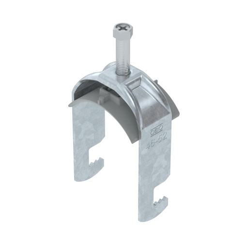 Abraçadeira BBS 2056 46-52mm Aço galvanizado por imersão a quente após maquinação