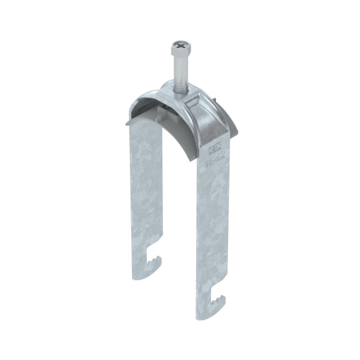 Abraçadeira BBS 2056 dupla 46-52mm Aço galvanizado por imersão a quente após maquinação