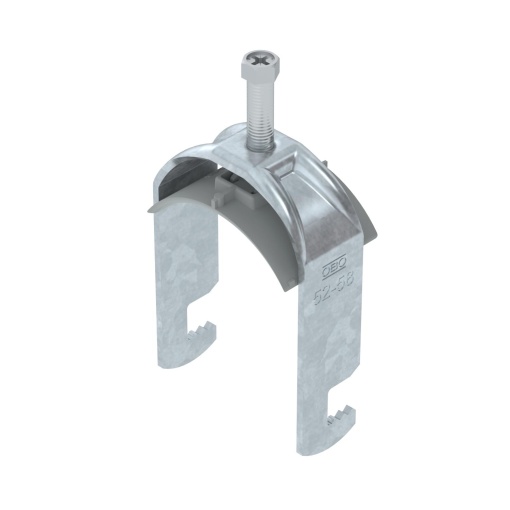 Abraçadeira BBS 2056 52-58mm Aço galvanizado por imersão a quente após maquinação
