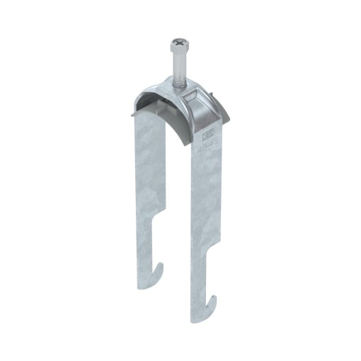 Abraçadeira BBS 2056 dupla 40-46mm Aço galvanizado por imersão a quente após maquinação