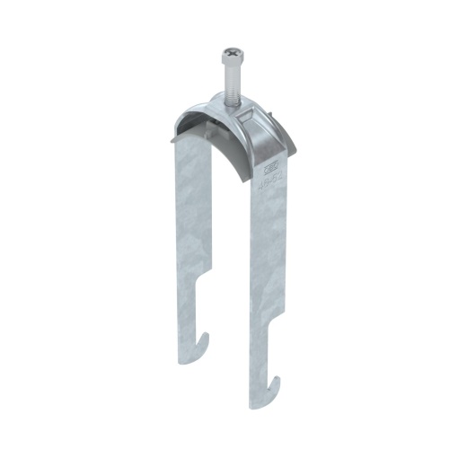 Abraçadeira BBS 2056 dupla 46-52mm Aço galvanizado por imersão a quente após maquinação