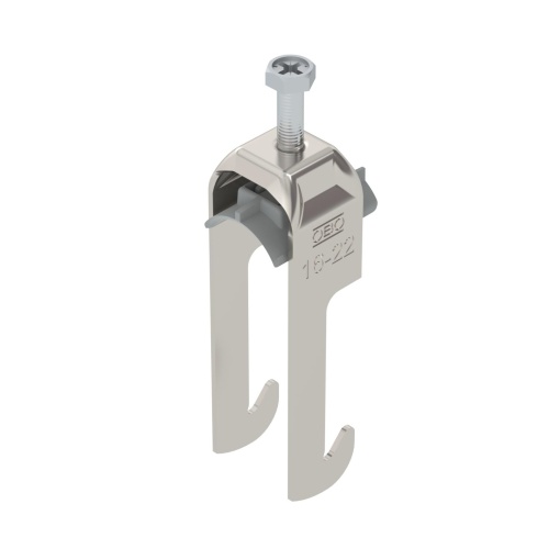 Abraçadeira BBS 2056 16-22mm Aço inoxidável, livre de ferrugem A2 1.4301 brilhante, pós-tratamento