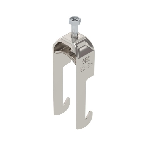 Abraçadeira BBS 2056 22-28mm Aço inoxidável, livre de ferrugem A2 1.4301 brilhante, pós-tratamento