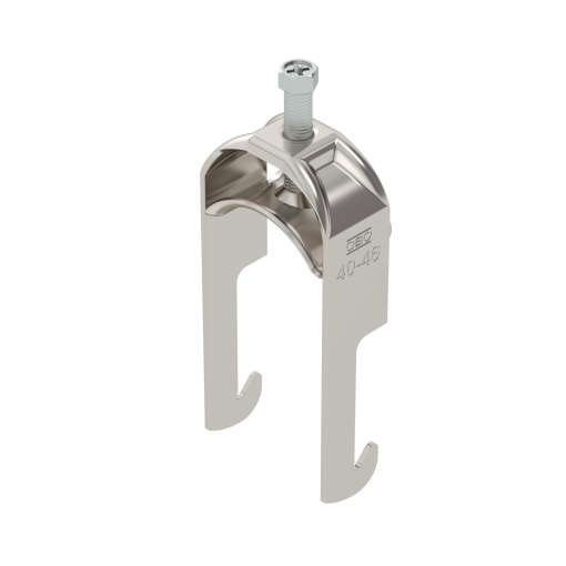 Abraçadeira BBS 2056 40-46mm Aço inoxidável, livre de ferrugem 1.4301 A2 1.4301 brilhante, pós-tratamento