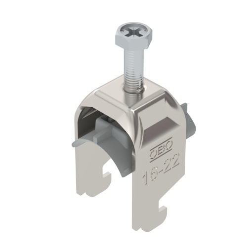 Abraçadeira BBS 2056 16-22mm Aço inoxidável, livre de ferrugem A2 1.4301 brilhante, pós-tratamento