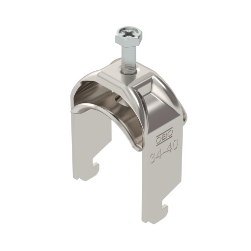 Abraçadeira BBS 2056 34-40mm Aço inoxidável, livre de ferrugem A2 1.4301 brilhante, pós-tratamento