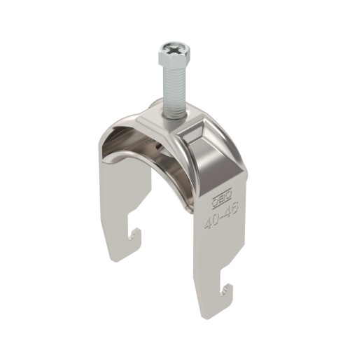 Abraçadeira BBS 2056 40-46mm Aço inoxidável, livre de ferrugem 1.4301 A2 1.4301 brilhante, pós-tratamento