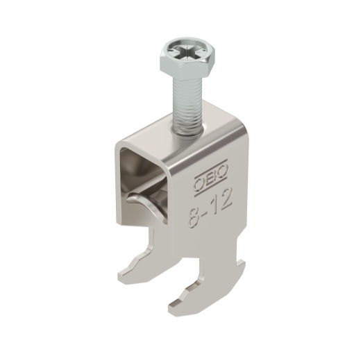 Abraçadeira BBS 2056 8-12mm Aço inoxidável 1.4571 A4 1.4571 brilhante, pós-tratamento