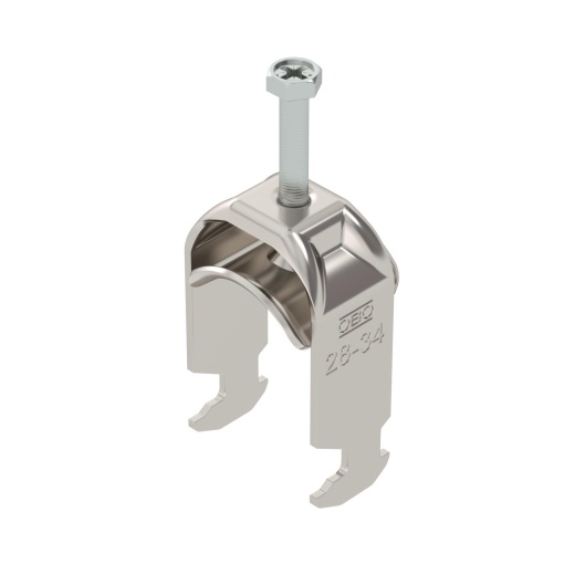 Abraçadeira BBS 2056 28-34mm Aço inoxidável 1.4571 A4 1.4571 brilhante, pós-tratamento