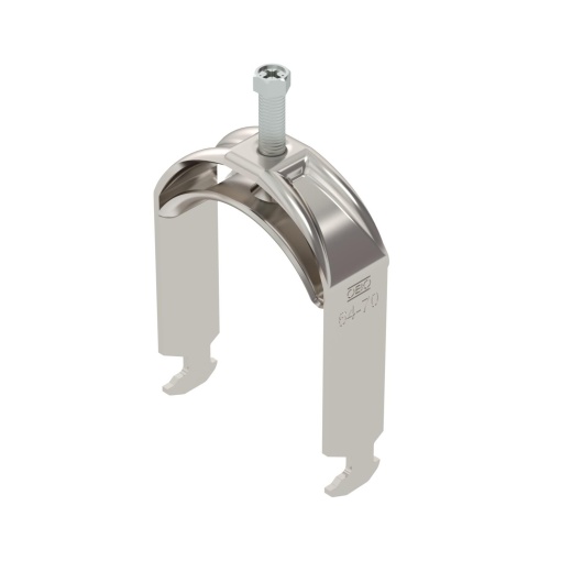 Abraçadeira BBS 2056 64-70mm Aço inoxidável 1.4571 A4 1.4571 brilhante, pós-tratamento