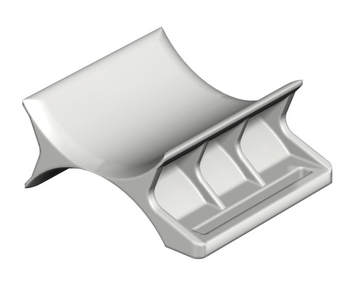 Placa dupla 12-16mm Polipropileno cinzento claro RAL 7035