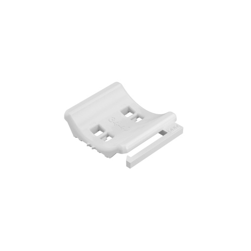 Contraplaca universal combinável com placa dupla 34-40mm Polipropileno cinzento claro RAL 7035