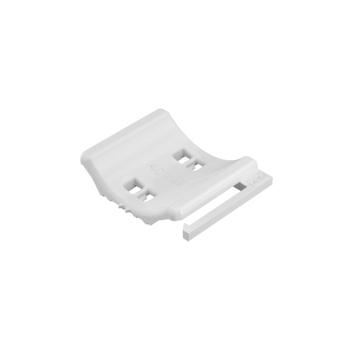 Contraplaca universal combinável com placa dupla 40-46mm Polipropileno cinzento claro RAL 7035