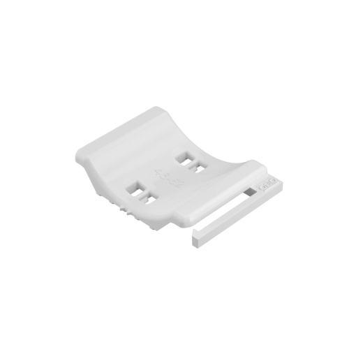 Contraplaca universal combinável com placa dupla 46-52mm Polipropileno cinzento claro RAL 7035