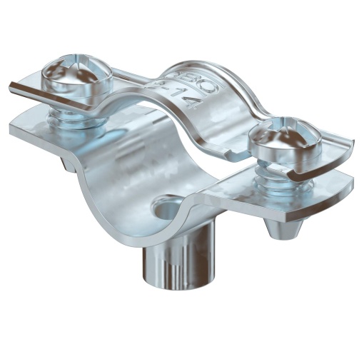 Abraçadeira metálica com rosca M6 12-14mm Aço galvanizado por imersão a quente após maquinação