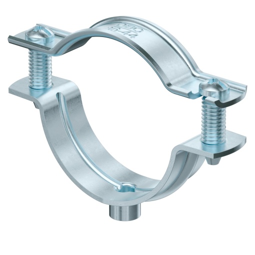 Abraçadeira metálica com rosca M6 36-44mm Aço eletrozincado