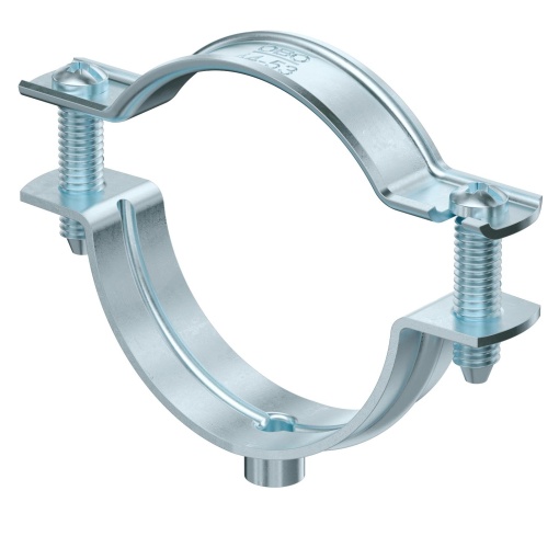 Abraçadeira metálica com rosca M6 44-53mm Aço eletrozincado