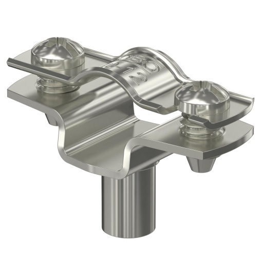 Abraçadeira metálica com rosca M6 10-12mm Aço inoxidável A4 1.4571