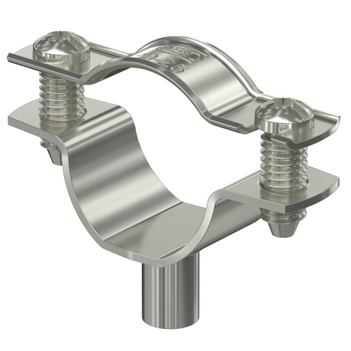 Abraçadeira metálica com rosca M6 20-25mm Aço inoxidável A4 1.4571