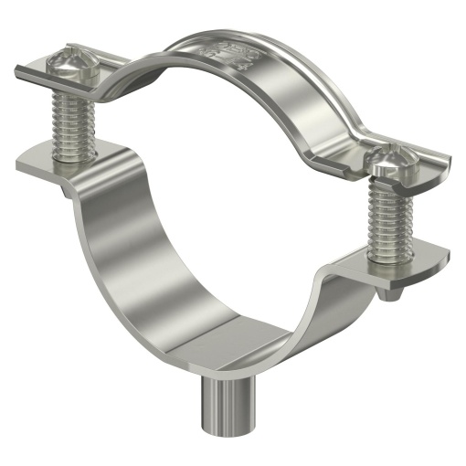 Abraçadeira metálica com rosca M6 36-44mm Aço inoxidável A4 1.4571