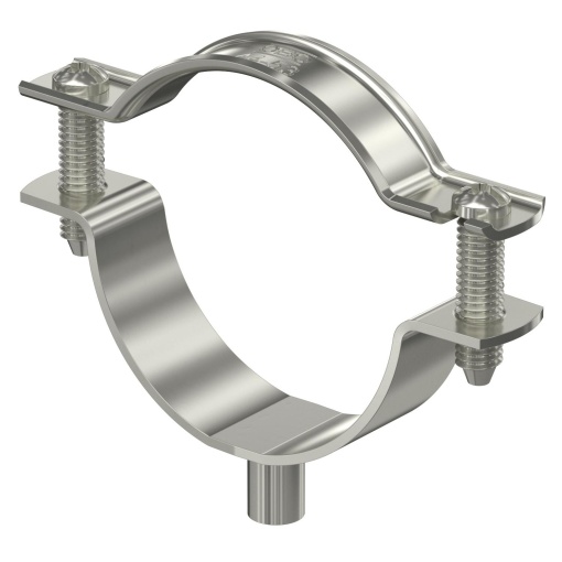 Abraçadeira metálica com rosca M6 44-53mm Aço inoxidável A4 1.4571