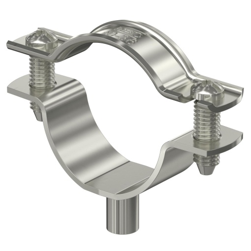 Abraçadeira metálica com rosca M6 30-36mm Aço inoxidável, livre de ferrugem A2 1.4301