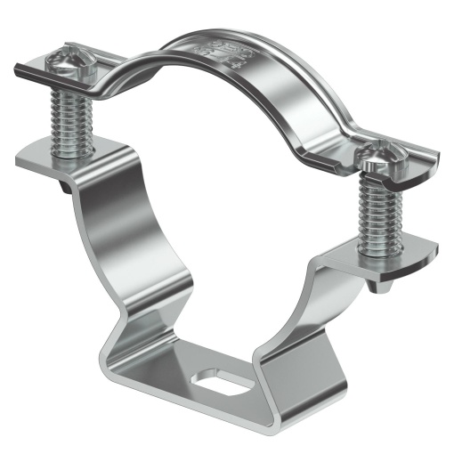 Abraçadeira metálica com furo oblongo 36-44mm Alumínio