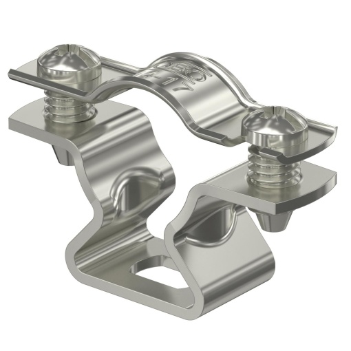 Abraçadeira metálica com furo oblongo 14-17mm Aço inoxidável A4 1.4571