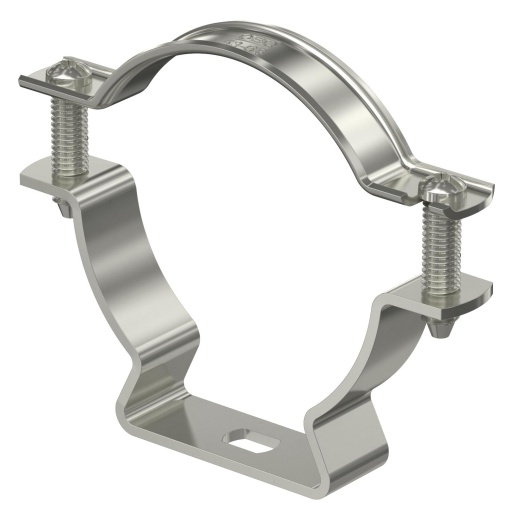 Abraçadeira metálica com furo oblongo 53-63mm Aço inoxidável A4 1.4571
