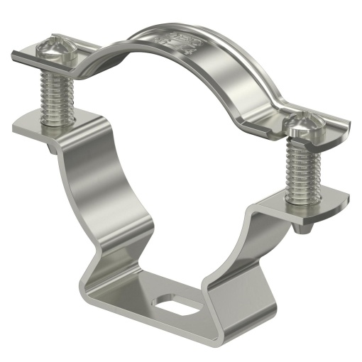 Abraçadeira metálica com furo oblongo 36-44mm Aço inoxidável, livre de ferrugem A2 1.4301