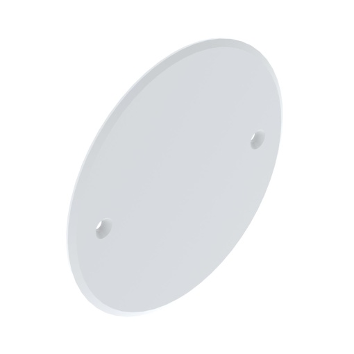 Tampa universal Ø84mm Policarbonatoacrilonitrila-butadieno-estireno branco