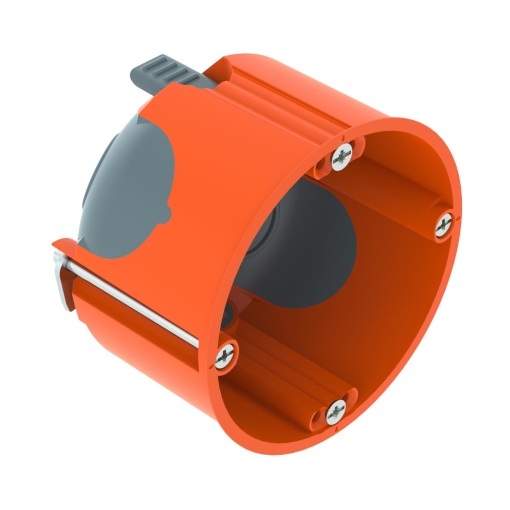 Caixa de aparelhagem HW hermética Ø68mm, H47mm Polypropylen  Thermoplastisches Elastomer orange  grey