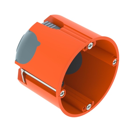 Caixa de aparelhagem HW hermética Ø68mm, H61mm Polypropylen  Thermoplastisches Elastomer orange  grey
