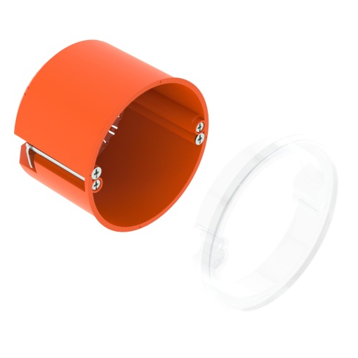Caixa de aparelhagem HW CEEPERILEX com vedante Ø74mm, H61mm Polipropileno cor-de-laranja