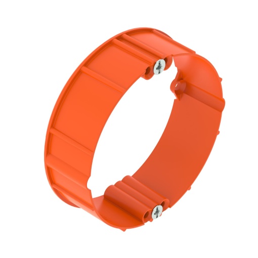 Anel de nivelamento HW para caixa de paredes ocas Ø68mm, H20mm Polipropileno cor-de-laranja