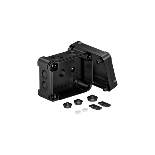 Caixa de derivação 150x116x86 Policarbonato preto RAL 9011