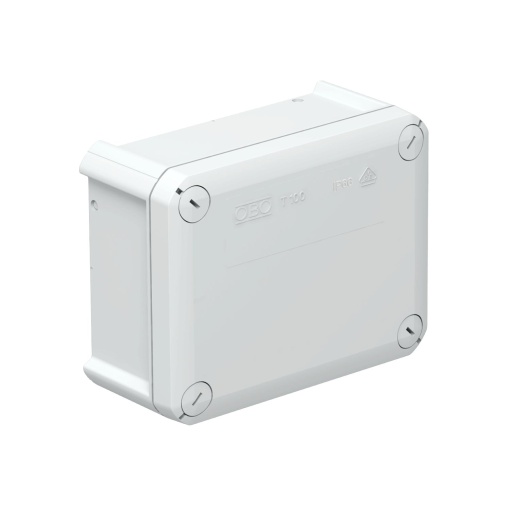 Caixa de derivação lisa 150x116x67 Polipropileno cinzento claro RAL 7035