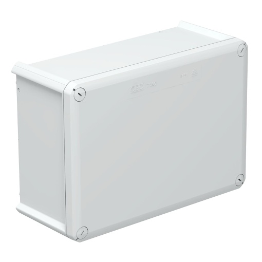 Caixa de derivação lisa 285x201x120 Polipropileno, reforçado a fibra de vidro cinzento claro RAL 7035