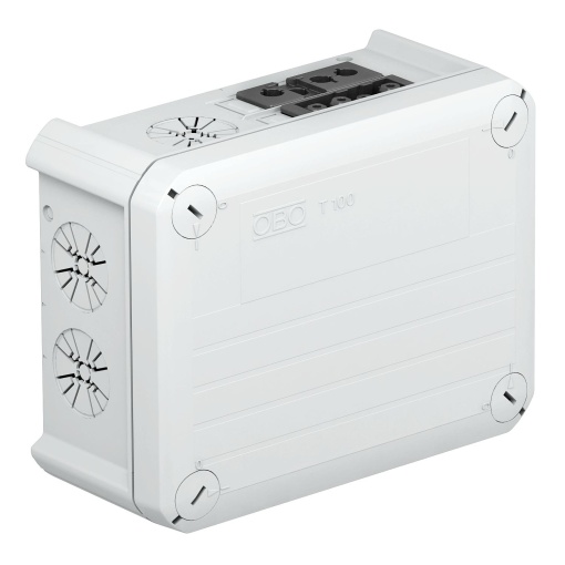 Caixa de derivação c conector Wieland1S41B42B3 150x116x67 Polipropileno cinzento claro RAL 7035