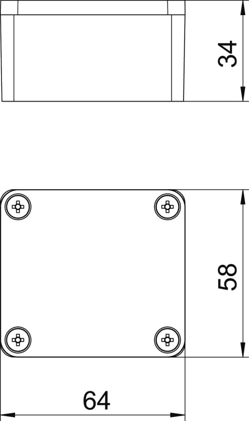 Caixa de alumínio com superfície revestível 64x58x34 Molde de pressão em alumínio Revestimento cromado III
