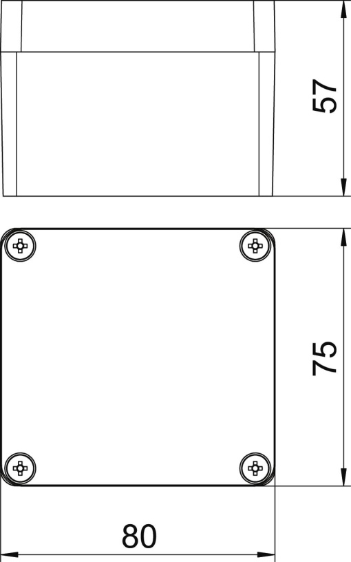 Caixa de alumínio com superfície revestível 80x75x57 Molde de pressão em alumínio Revestimento cromado III