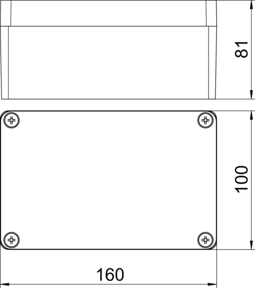 Caixa de alumínio com superfície revestível 160x100x81 Molde de pressão em alumínio Revestimento cromado III