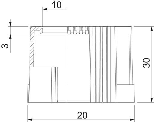 Ponteira para tubo, divisível PG PG9 Polietileno cinzento claro RAL 7035