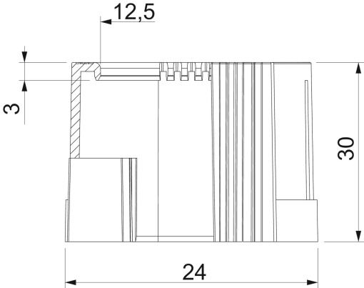 Ponteira para tubo, divisível PG PG11 Polietileno cinzento claro RAL 7035