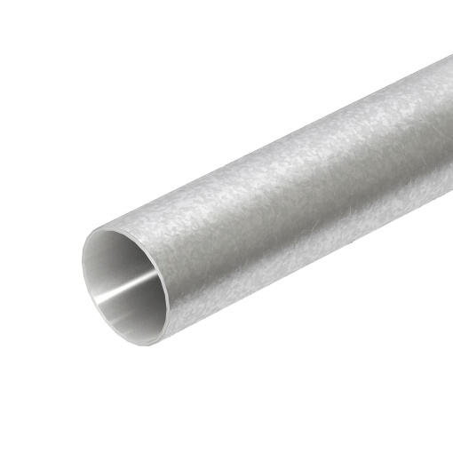 Tubo metálico sem rosca Ø50, 3000mm Aço galvanizado por imersão a quente após maquinação