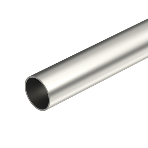 Tubo de aço inox sem rosca Ø20, 3000mm Aço inoxidável A4 1.4571 brilhante, pós-tratamento