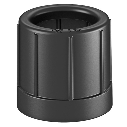 Ponteira métrica M25 Polietileno preto