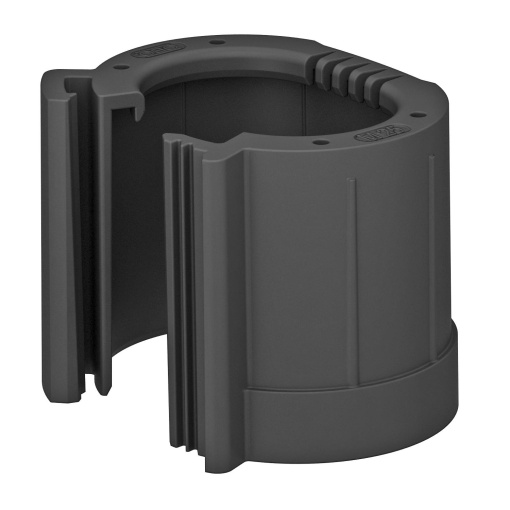 Ponteira para tubo, divisível métrica M25 Polietileno preto