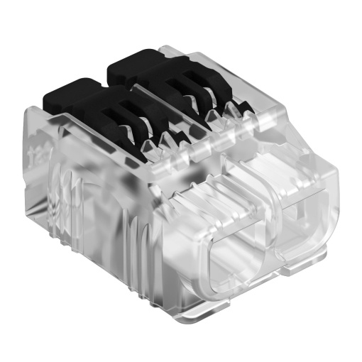 Ligador universal 2 cabos rígidosflexíveis 19,6x14,2x10,5 transparente